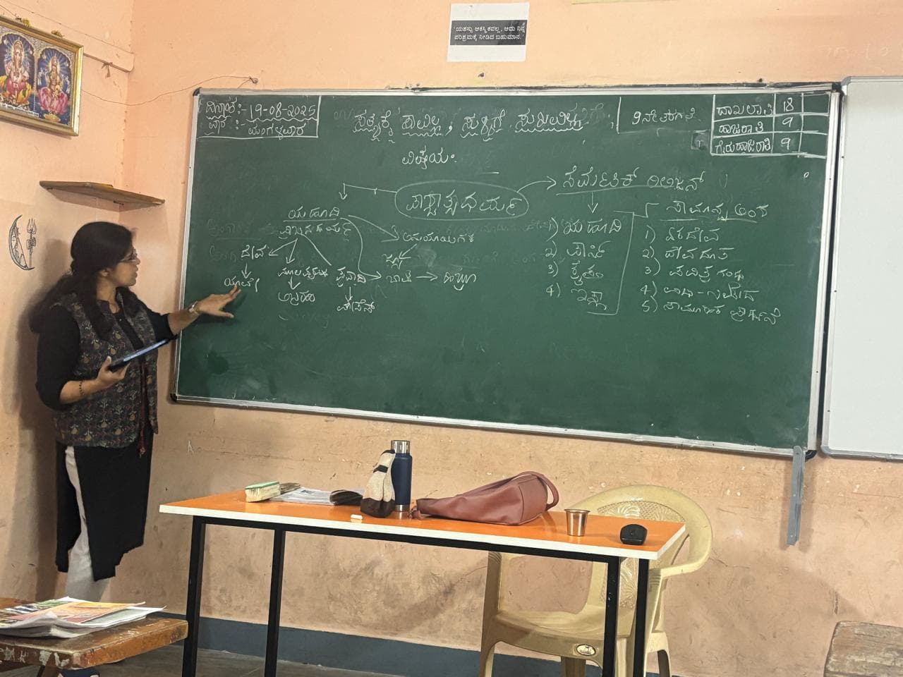 Students engaged in a study skills session